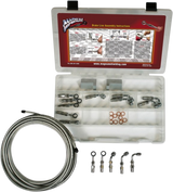 BYO Brake Line Basic Builder Kit - Chrome