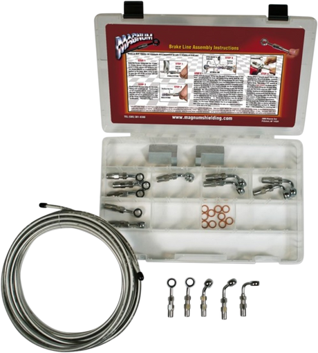 BYO Brake Line Basic Builder Kit - Chrome