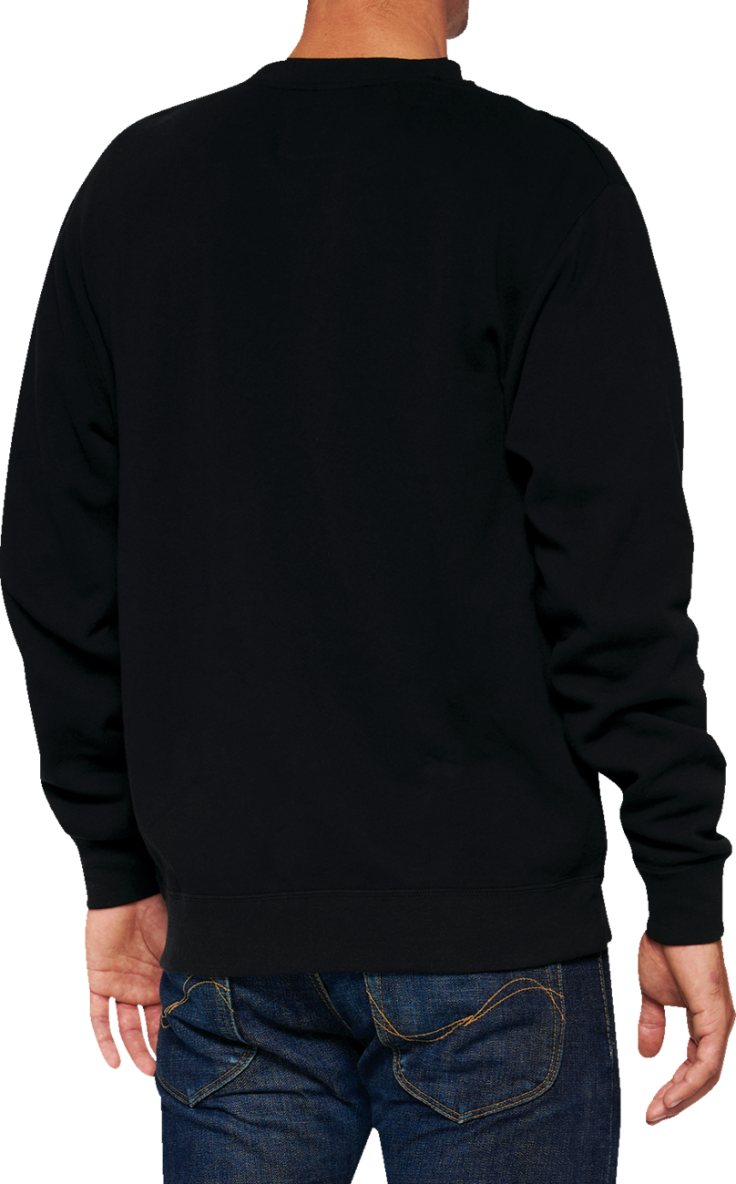 Icon Long-Sleeve Fleece Sweatshirt - Black - XL