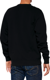 Icon Long-Sleeve Fleece Sweatshirt - Black - XL