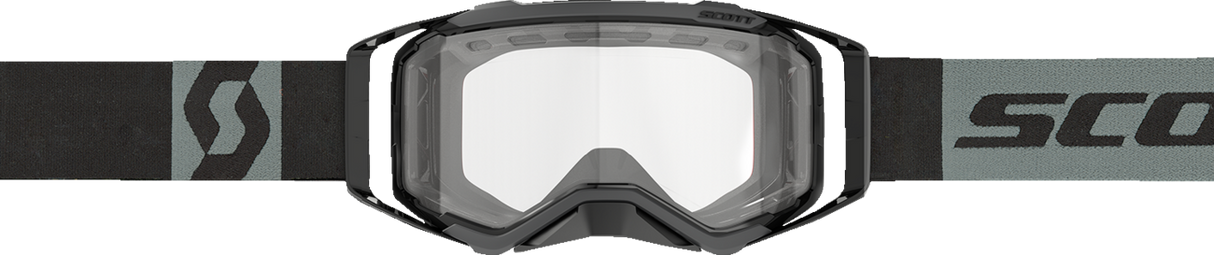 Prospect Snow Cross Goggle - Black/Gray - Dual Lens - Clear