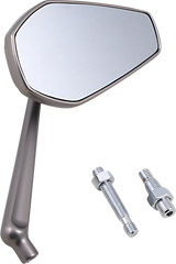 Mirror - Mini Stocker - Side View - Oval - Titanium - Left