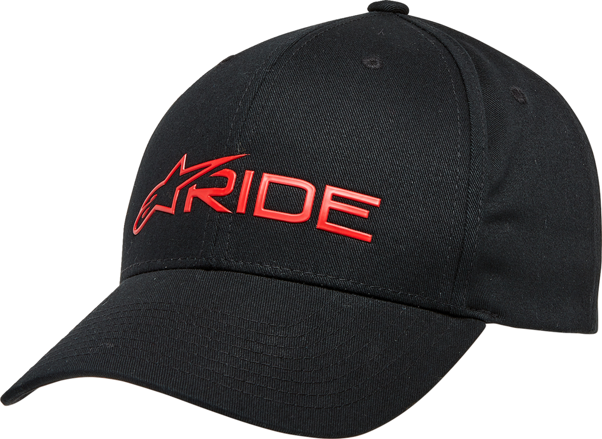 Ride 3.0 Hat - Black/Red - One Size