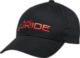 Ride 3.0 Hat - Black/Red - One Size