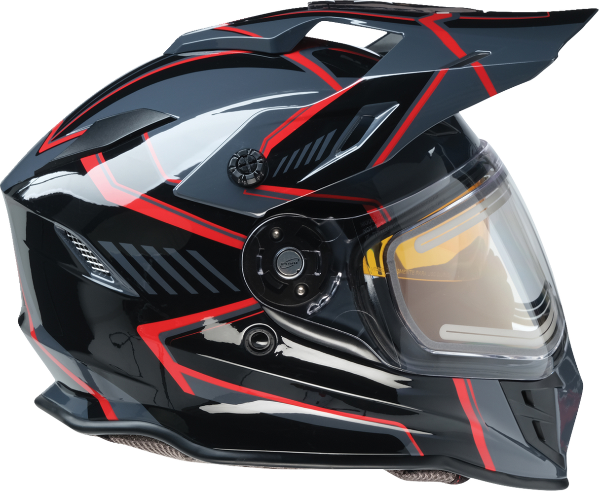 Range Helmet - Rotor - Black/Red - XL