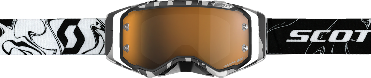 Prospect Amplifier Goggles - Marble Black/White - Gold Chrome Works