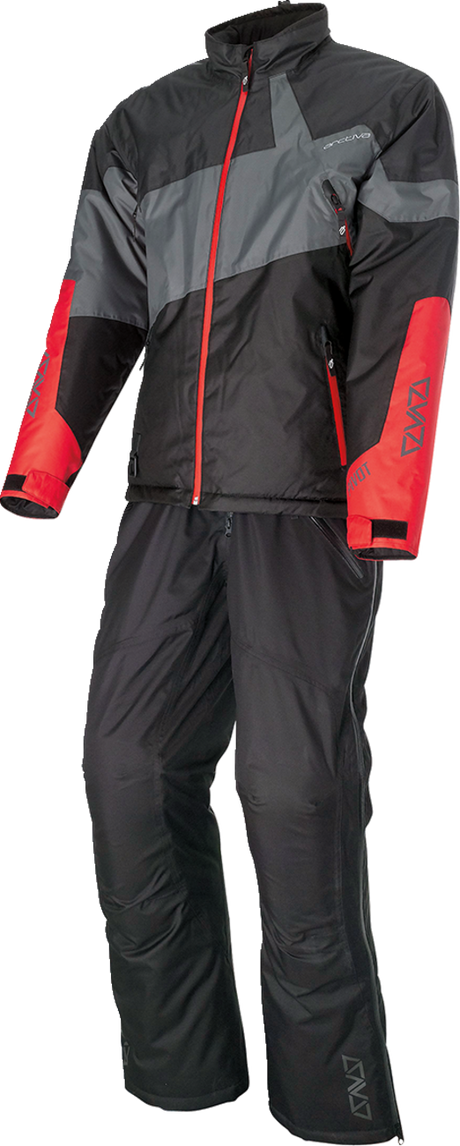 Pivot 6 Jacket - Gray/Black/Red - Small