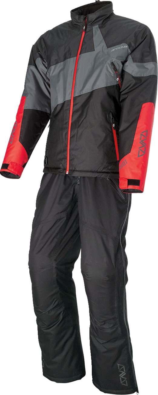 Pivot 6 Jacket - Gray/Black/Red - Large