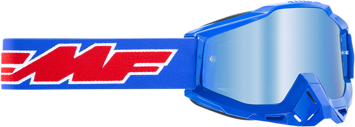 PowerBomb Goggles - Rocket - Blue - Blue Mirror