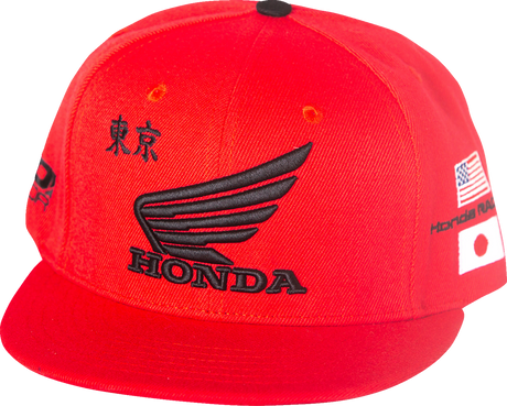 Honda Factory Hat - Red - One Size