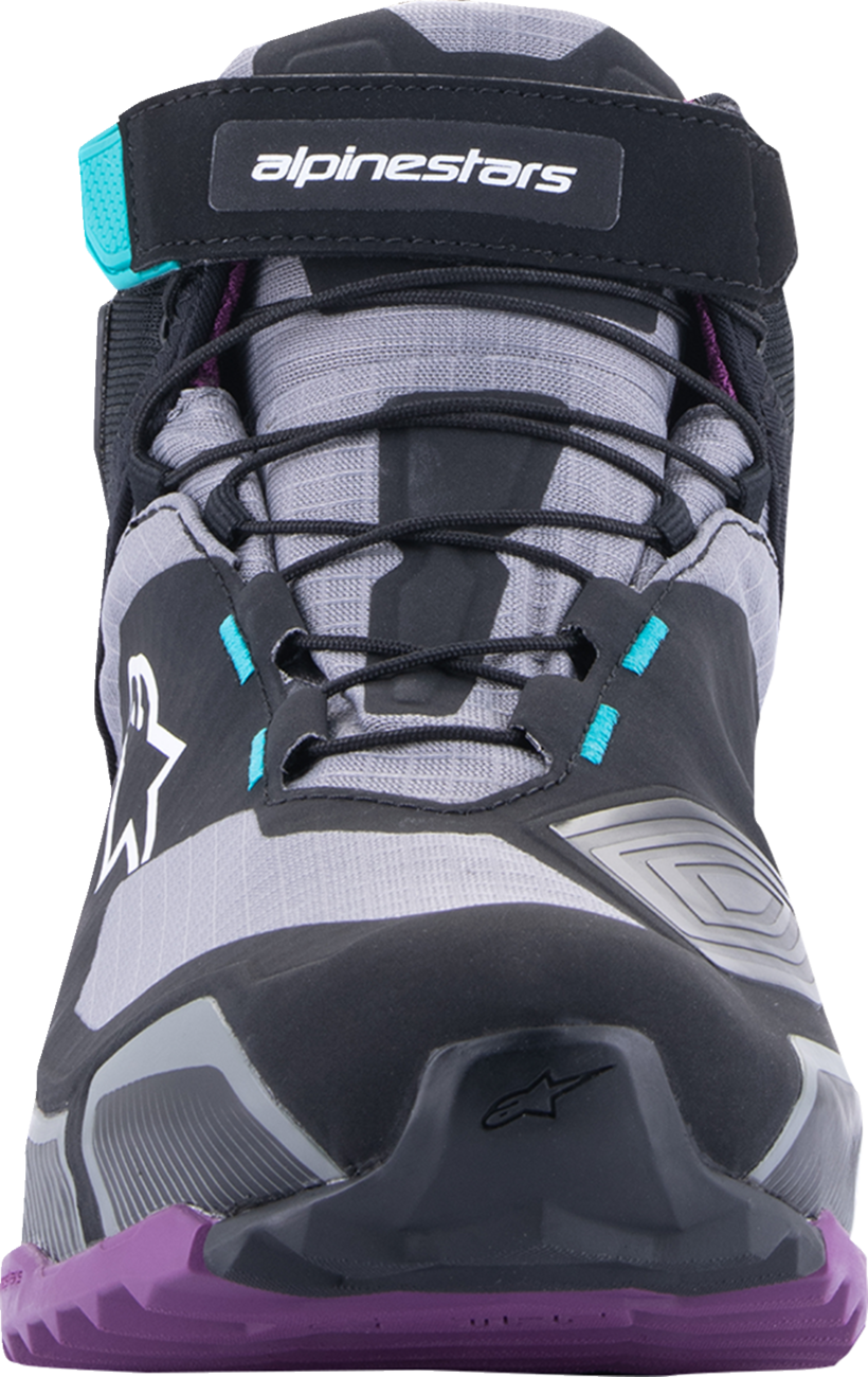 Stella CR-X Drystar® Shoes - Black/Gray/Teal/Purple - US 5