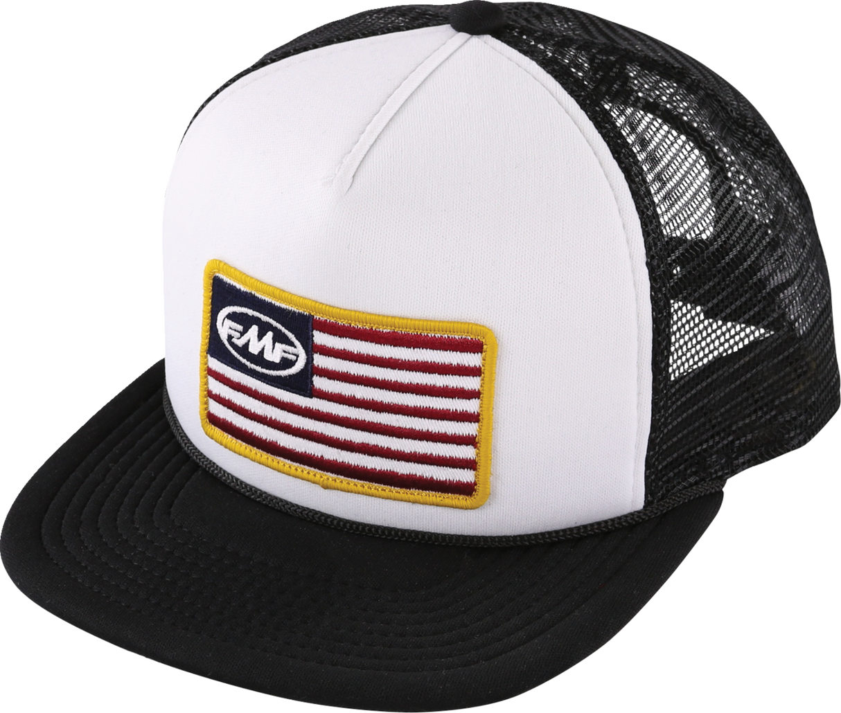 Stars & Bars Hat - White - One Size