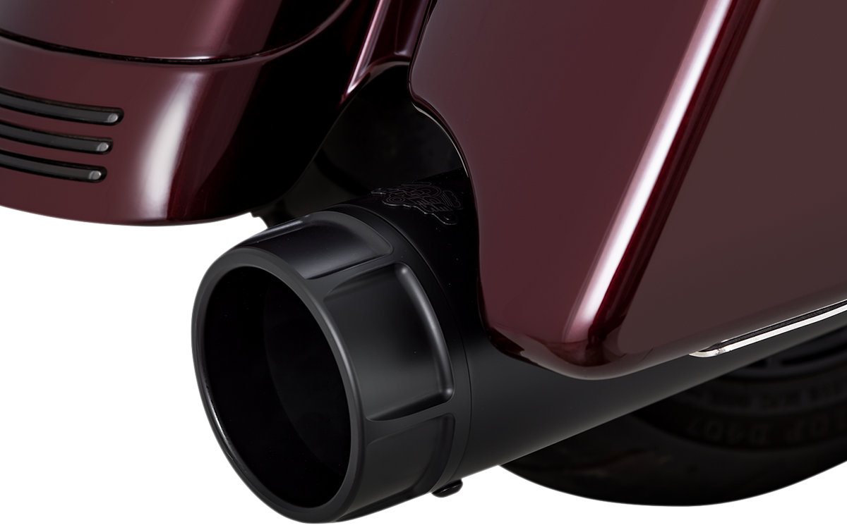 4-1/2\" Torquer Slip-On Mufflers - Black 2017 - 2024