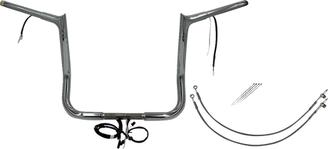 Handlebar Kit - Pointed Top - 14\" - Chrome 2016 - 2020