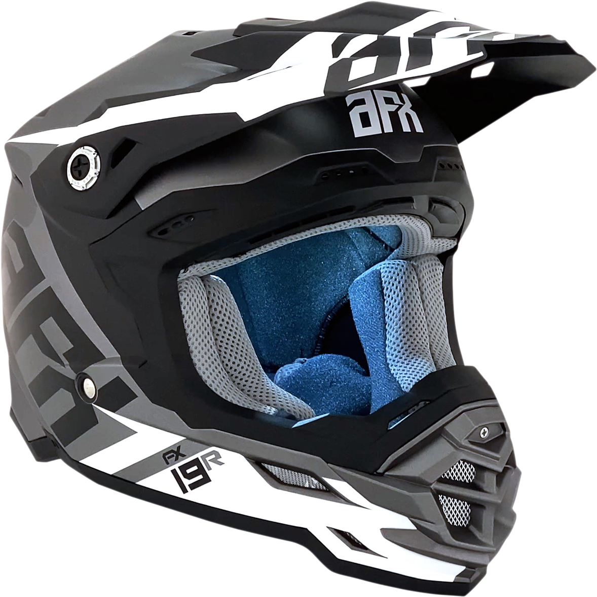 FX-19R Helmet - Racing - Frost Gray - Large