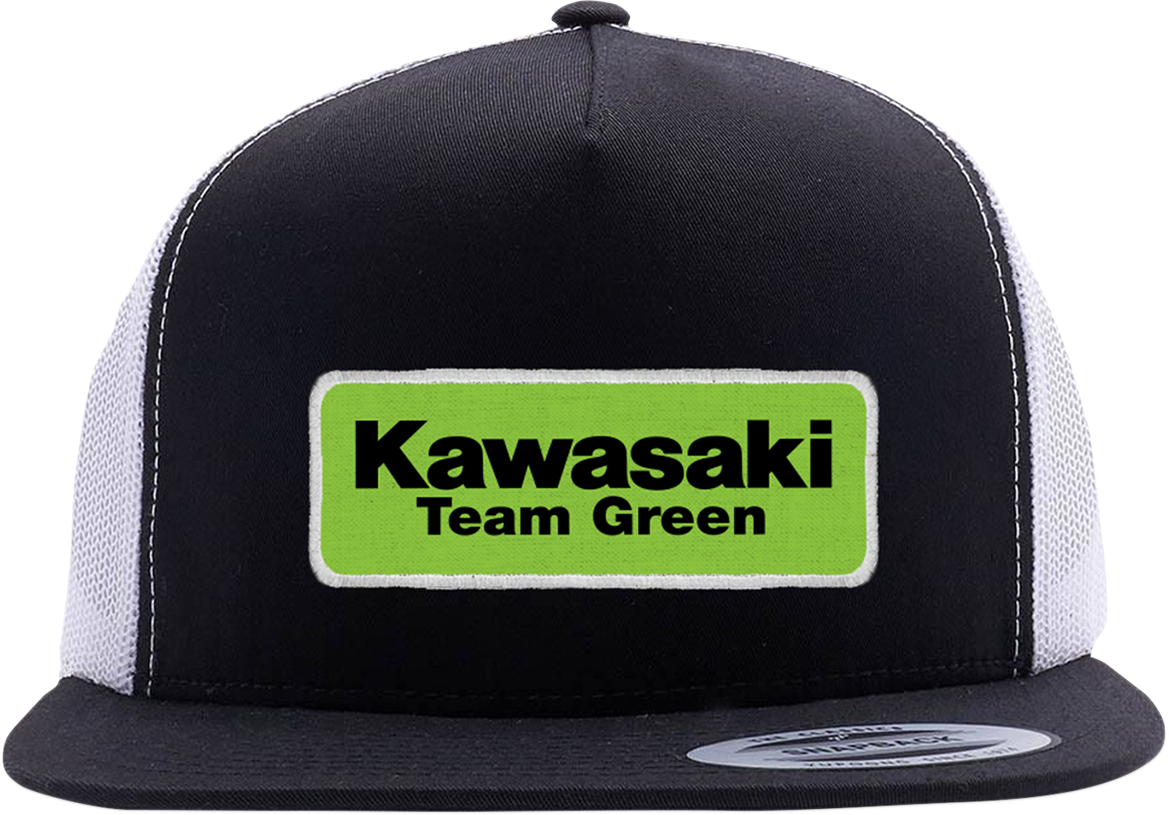 Kawasaki Team Green Hat - Black/White