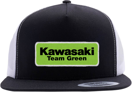 Kawasaki Team Green Hat - Black/White