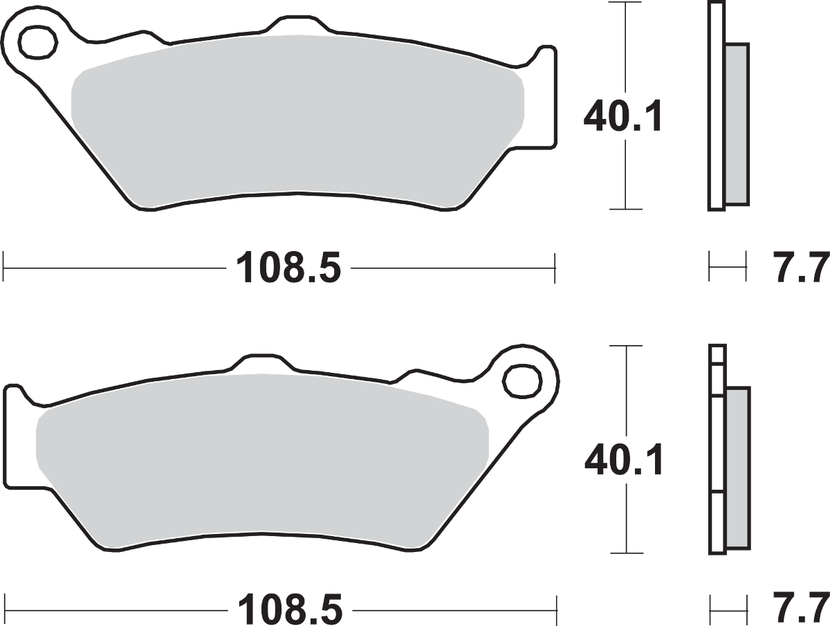 LS Brake Pads - 674LS 1999 - 2023