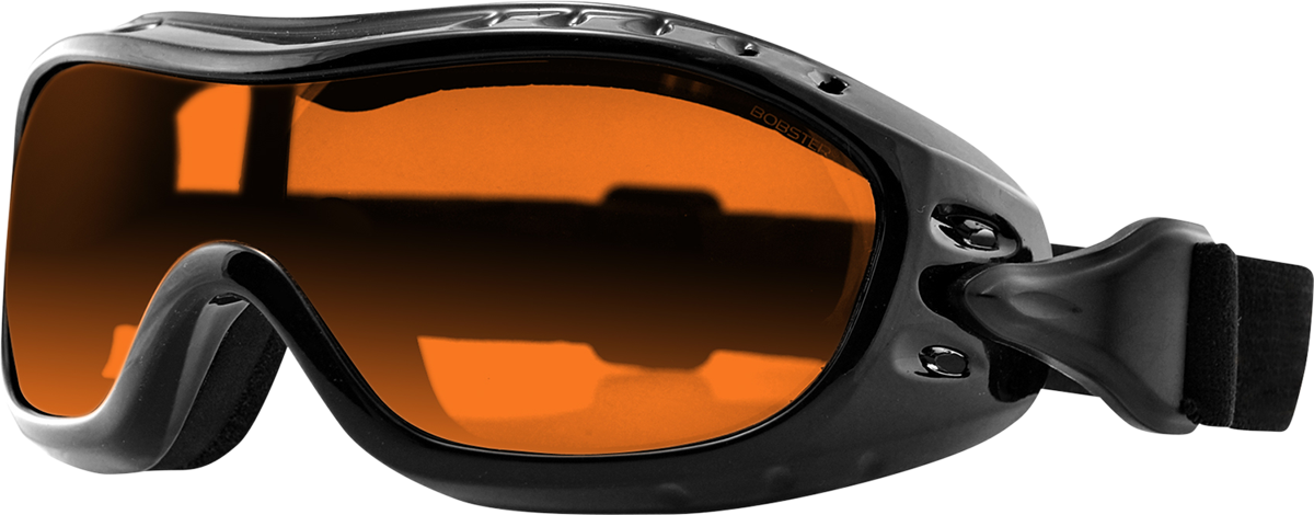 Night Hawk Goggles - Black/Amber