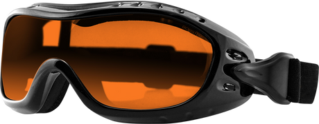 Night Hawk Goggles - Black/Amber