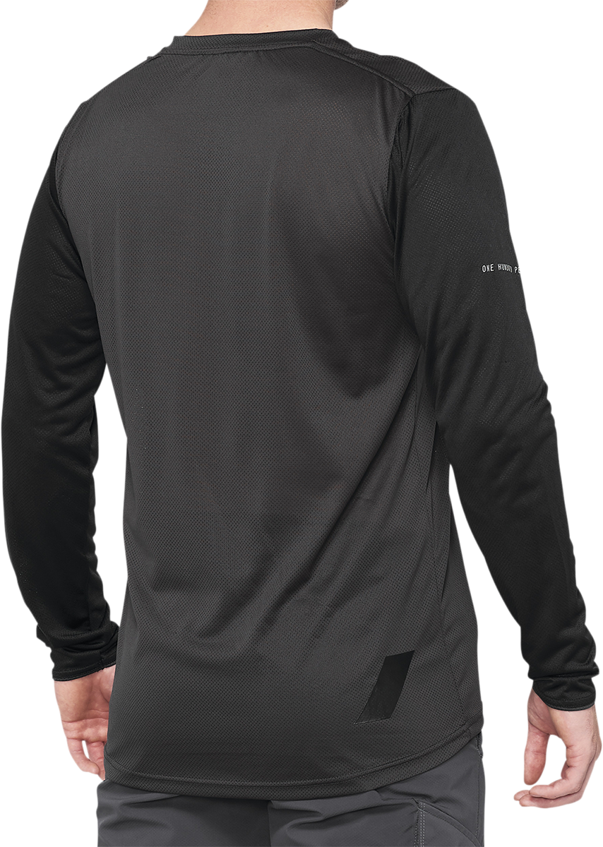 Ridecamp Jersey - Long-Sleeve - Black/Charcoal - Small