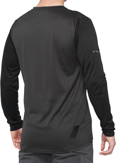 Ridecamp Jersey - Long-Sleeve - Black/Charcoal - Small