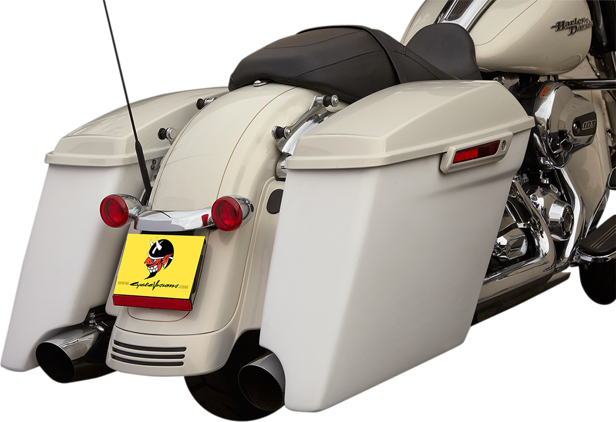 Saddlebag - w/ Exhaust Cut-out - Left 2014 - 2020