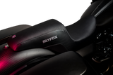 Slyfox Seat - Gray Logo - Smooth Vinyl - Carbon Fiber - FL \'08-\'23 2008 - 2023