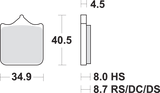 Dual Carbon Brake Pads - BMW 2010 - 2018