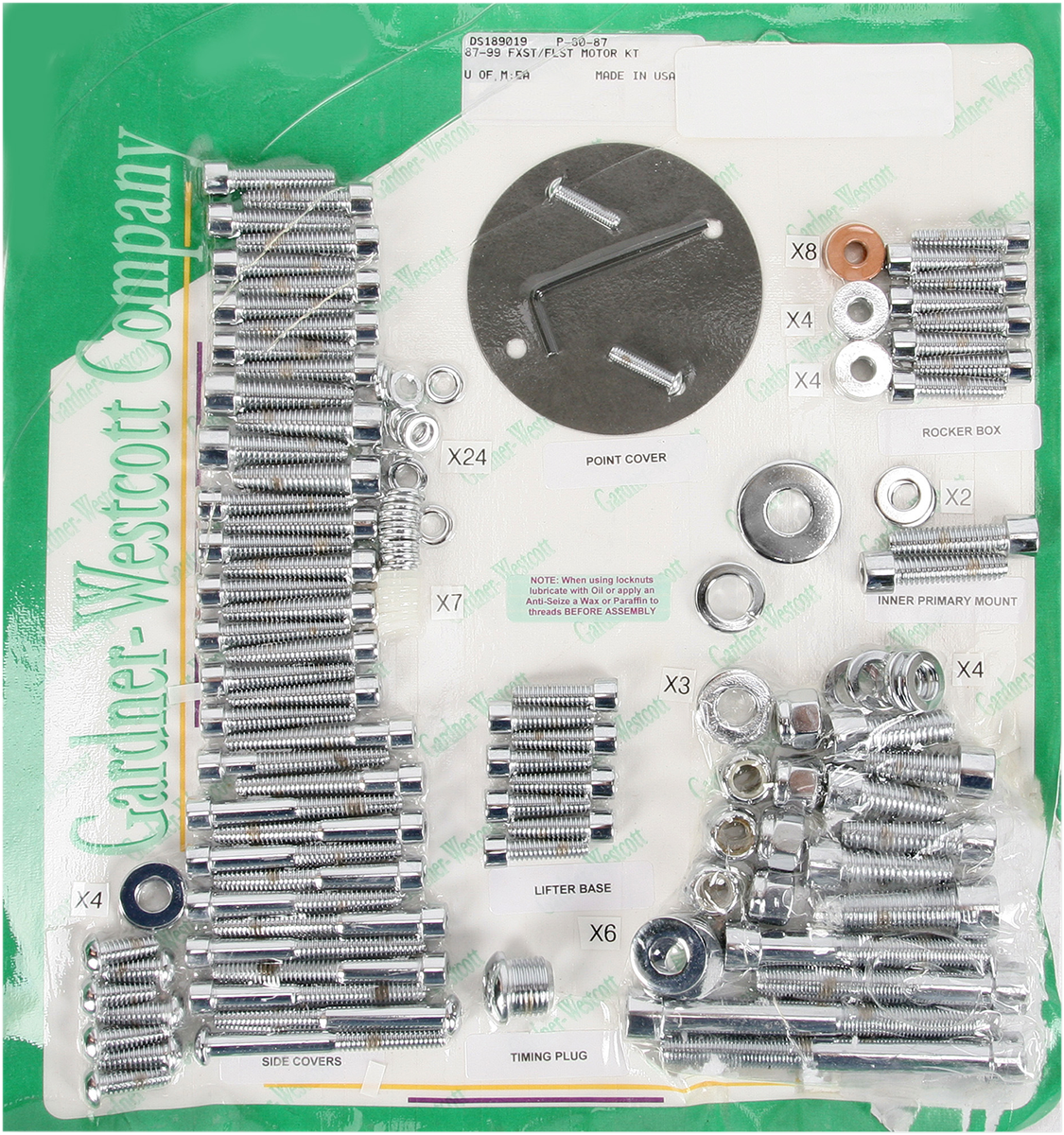 Bolt Kit - Motor Set - Socket-Head 1987 - 1999