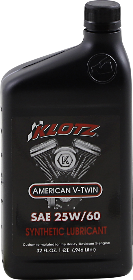 V-Twin Synthetic Engine Oil - 25W-60 - 1 U.S. quart