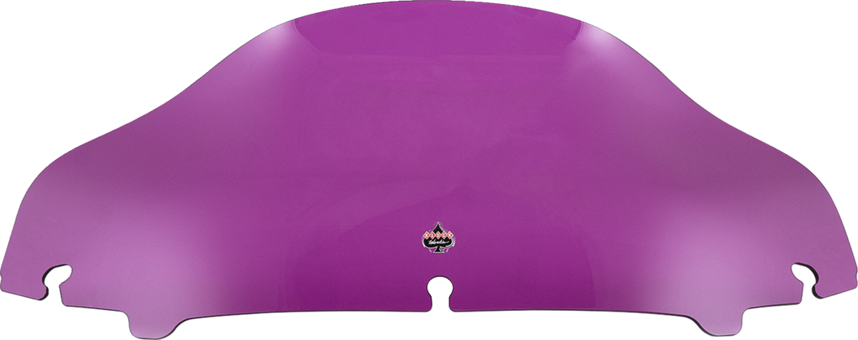 Kolor Flare™ Sport Windshield - 6-1/2\" - Purple - FLH 2014 - 2023