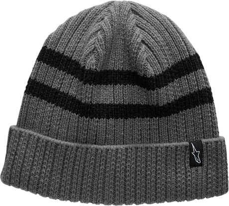 Roller Beanie - Heather Charcoal/Black - One Size