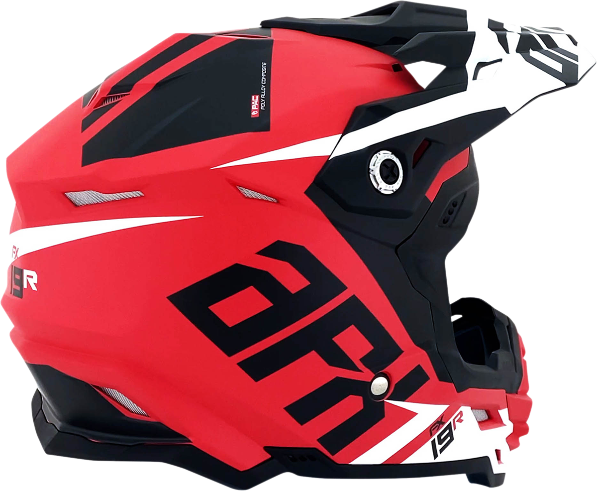 FX-19R Helmet - Racing - Matte Red - Large