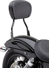 Round Sissy Bar - Standard - Black - Dyna 2006 - 2017