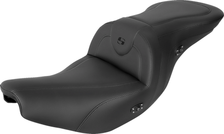 RoadSofa™ Seat - Without Backrest - Black W/Black Stitching - Heated - Indian \'14-\'23 2014 - 2023