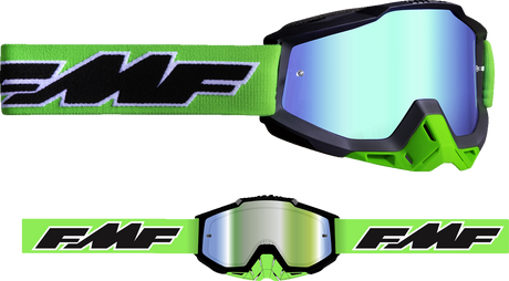 PowerBomb Goggles - Rocket - Lime - Green Mirror