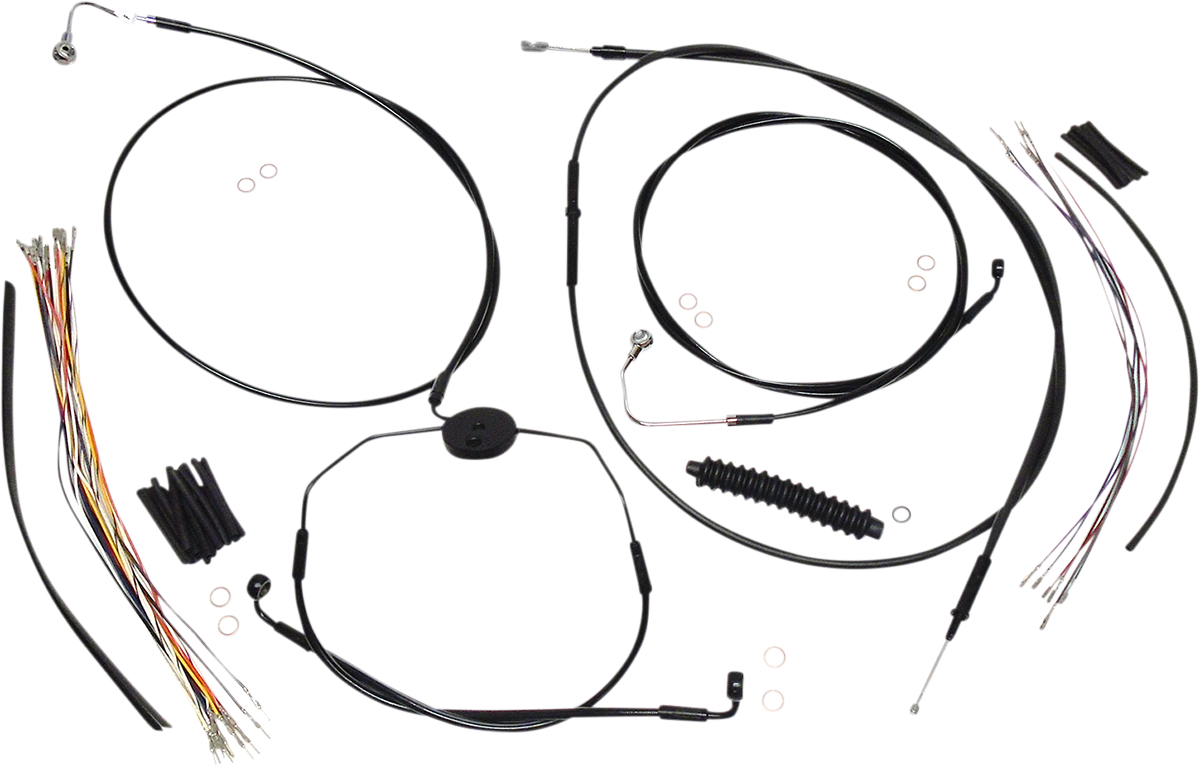 Control Cable Kit - XR - Black 2008 - 2013