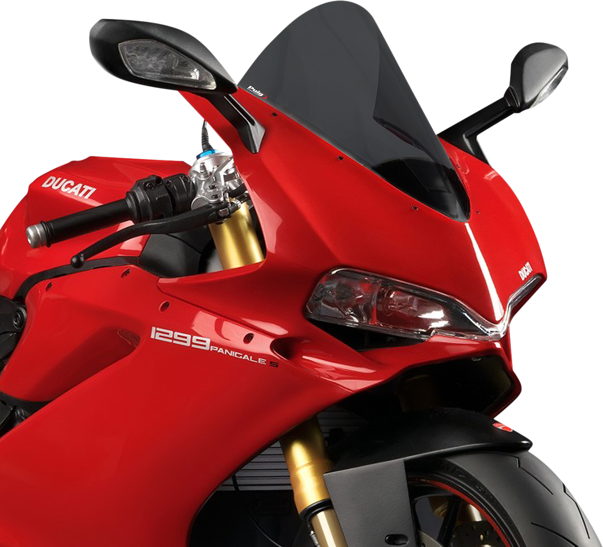 Race Windscreen - 14-1/2\" - Dark Smoke - Panigale 2015 - 2017