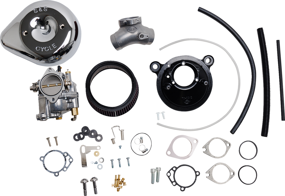 Super E Carburetor with Stealth Air Cleaner Kit - Chrome - Twin Cam 2006 - 2006