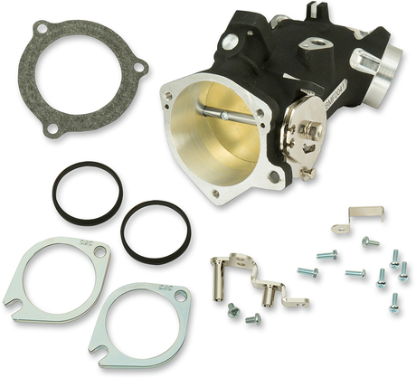 Throttle Hog Cable Operated Throttle Body Kit - Black - 66 mm - 124\" Engine 2011 - 2013