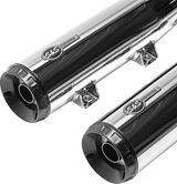 Grand National Slip-On Mufflers - Chrome - 50-State 2015 - 2023