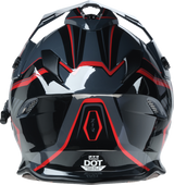 Range Helmet - Rotor - Black/Red - XL