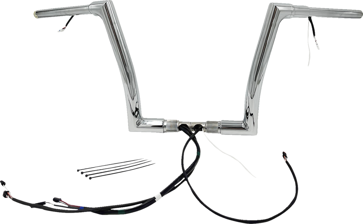 Handlebar Kit - Flat Top - 12\" - Chrome 2015 - 2015