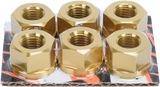 Aluminum Sprocket Nuts - Gold - M10 x 1.25