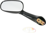 Mirror - Side View - Oval - Black - Left 1990 - 1999