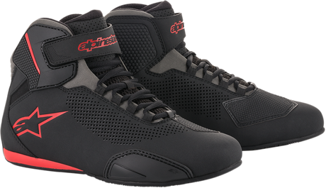 Sektor Vented Shoes - Black/Gray/Red - US 11