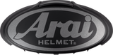 3D Arai Logo Duct - Black/Light Gray