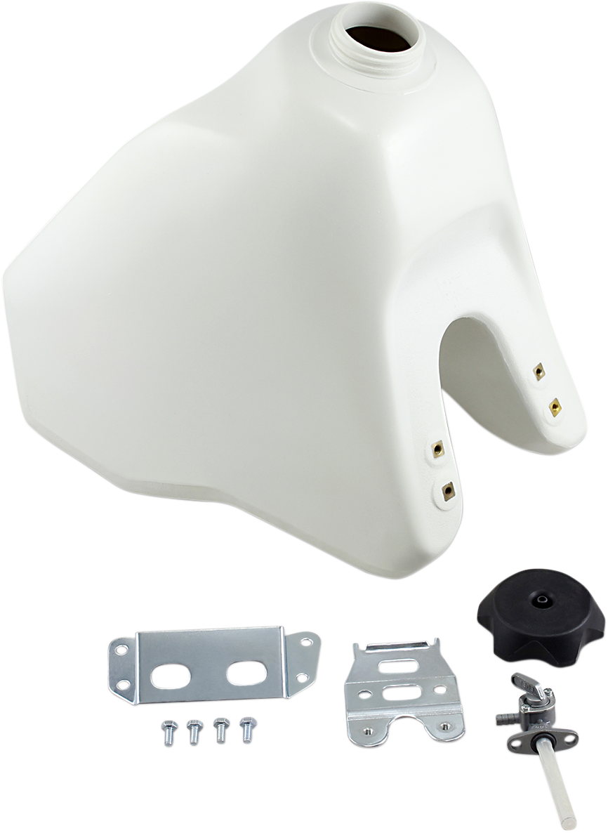 Large-Capacity Gas Tank - White - Suzuki - 3.5 Gallon 1990 - 1999