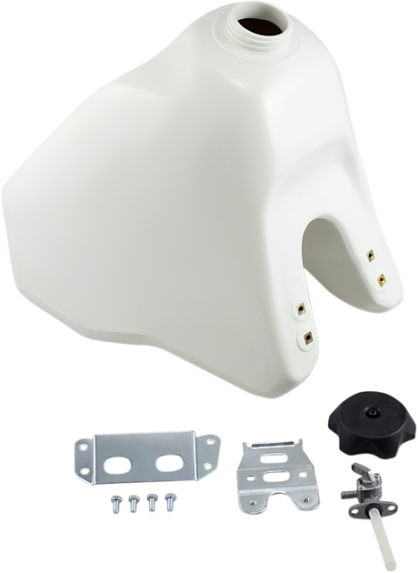 Large-Capacity Gas Tank - White - Suzuki - 3.5 Gallon 1990 - 1999